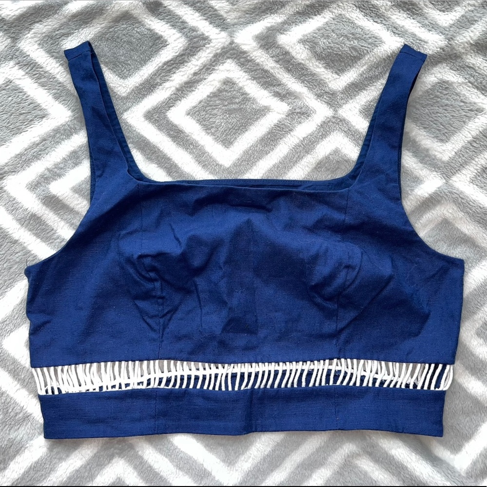NEW and UNWORN Staud cotton crop top!!